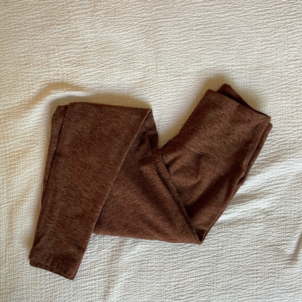 Beyond Yoga red spacedye leggings